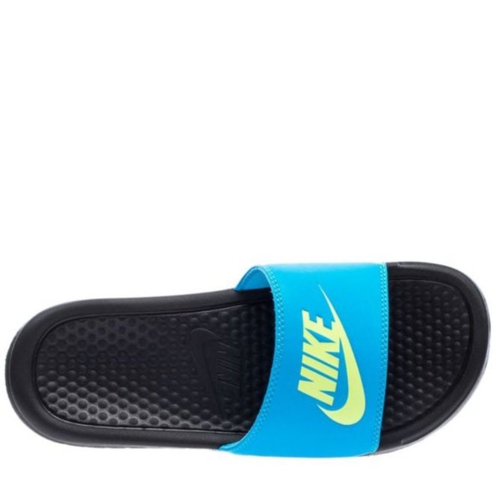 Nike Benassi JDI Print Blue Women Slide Sandals